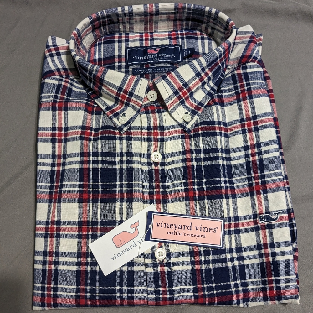 Vineyard Vines Classic Fit Whale Shirt Button Down